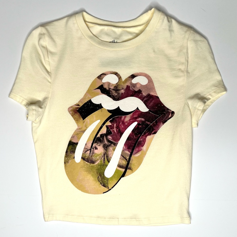 The Rolling Stones Vintage Rose Girls T-Shirt